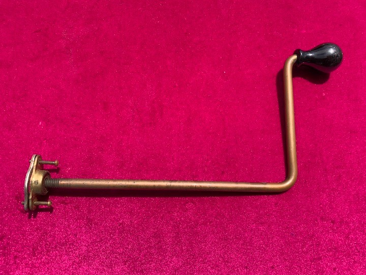 Vintage Columbia Grafonola Original Phonograph Threaded Crank Handle