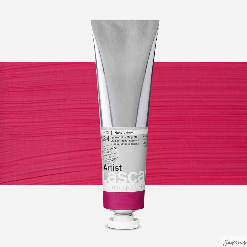 Lascaux Artist Acrylic Paint Quinacridone Magenta 45ml For Art And Decoration