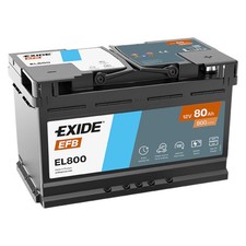 Exide EL800 12V EFB Autobatterie 12V 80Ah Starterbatterie Start Stop PKW KFZ