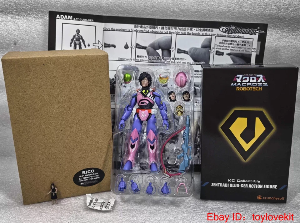 Kitzconcept Macross Robotech The Zentradi Gluu-ger RICO ACTION TOY 4.5" - Image 2 of 2
