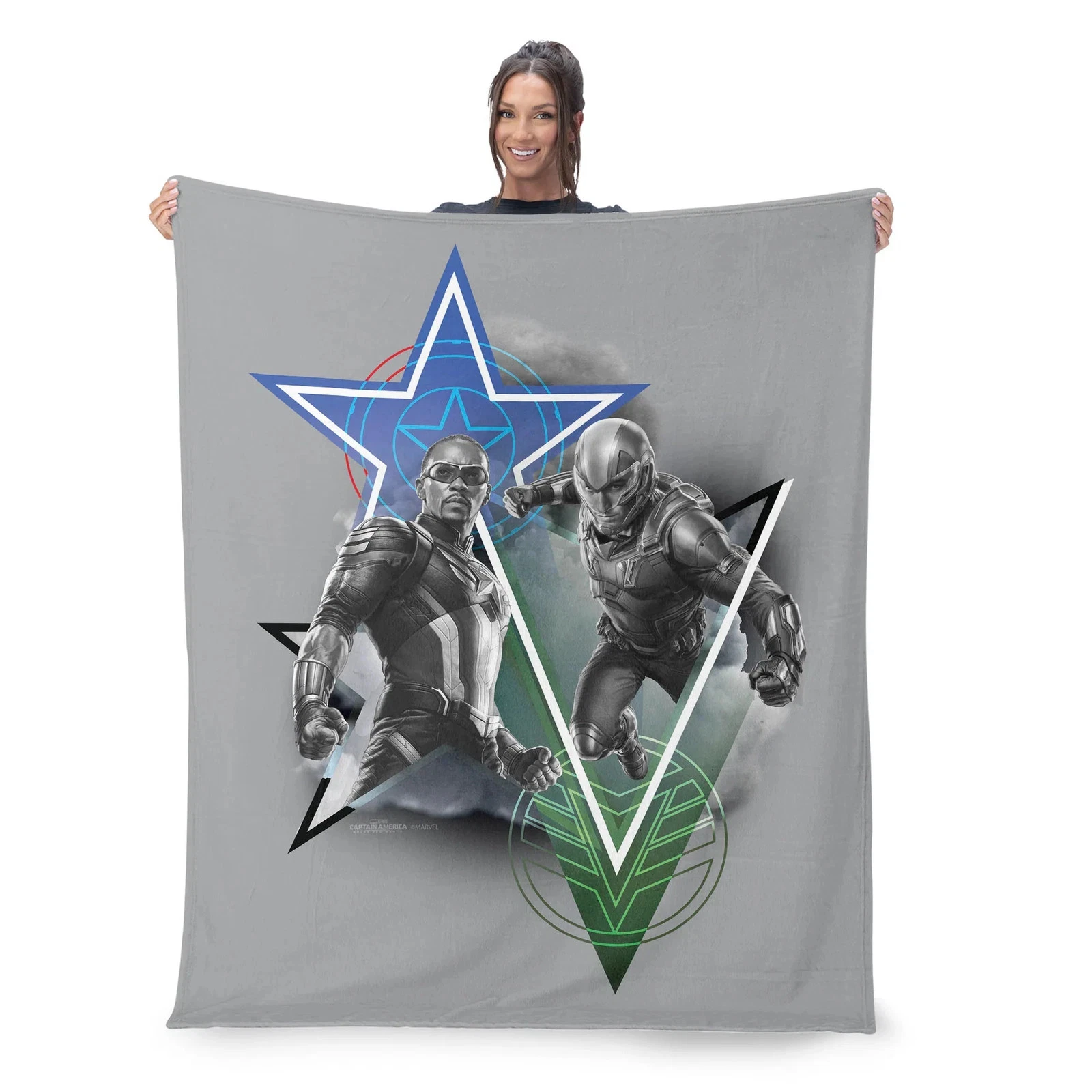 Marvel Captain America Expert Fighter Superhero Fleece Blanket