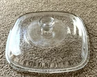 Pyrex A-7-C Clear Square 7" Glass Replacement Lid Corning Ware
