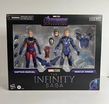 Marvel Legends Captain Marvel and Rescue Armor 2-Pack Endgame Infinity Saga