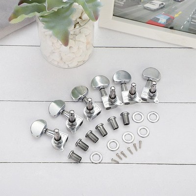 Guitar Knobs Metal Replacement Tuning Pegs Tuner Screws Acoustic