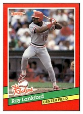 Ray Lankford 1991 Donruss The Rookies Rookie RC #8 St. Louis Cardinals *342