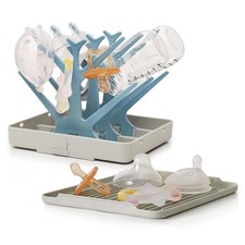 haakaa Portable Baby Bottle Drying Rack with Tray,Foldable Space Saving Bottl...