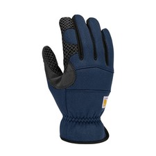 Carhartt Men's High Dexterity Grip Glove, Dark Medium, Blue/Black