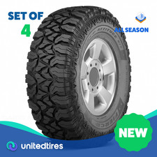 Set Of 4 New Lt 35x12.5r20 Goodyear Fierce Attitude Mt 121q