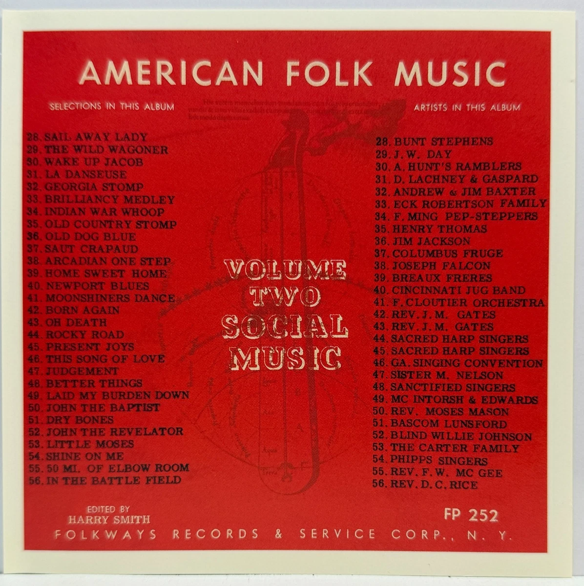 Anthology Of American Folk Music for sale | eBay