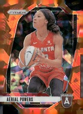 2024 Panini Prizm WNBA #37 Aerial Powers Ice Orange Prizms