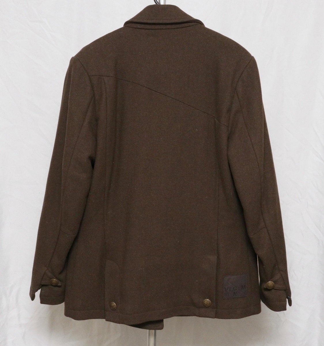 Volcom Pea coat Jacket Men’s S Brown Volcom scout View 2