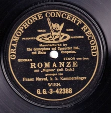 Naval. Thomas (Mignon - elle ne croyait pas). G&T 3-42388. EX+