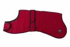 Catago Hundefleecemantel Quilt rot 35cm
