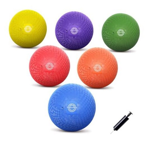 Dodgeballs Playground Balls, Dodge Ball Set for Kids & Adults, 5 Inch
