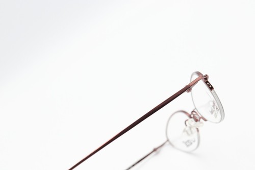 CRIZAL NAKEDEYES5 C-1 Rose 46-18-135 Half Rim Frames Stainless Steel A383 - Imagen 8 de 12