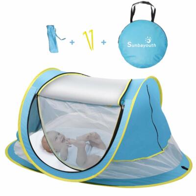 Baby Tent Portable Baby Travel Bed UPF 50+ Sun Shelters for Infant