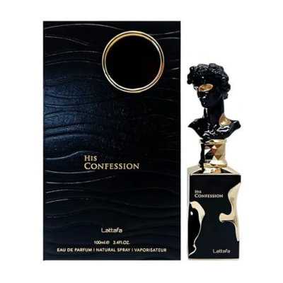 Lattafa His Confession for Men EDP Spray 3.4 Oz For Men | eBay