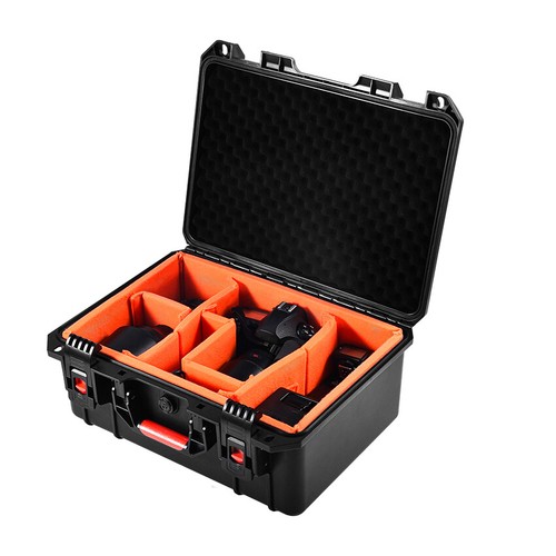 Carrying Storage Box Waterproof Hard Shell Case with DIY Plate for DSLR Camera - Picture 4 of 15