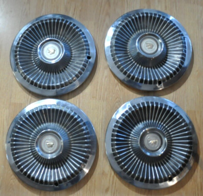 Genuine 1968 Mercury Comet Hub Caps 14'' HUBCAPS Set Covers Car Automobile Emblem