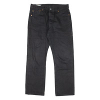 LEVI'S 501 BIG E Jeans Mens Black Regular Straight W30 L27