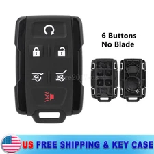 For 2015 2016 2017 2018 2019 2020 Chevrolet Suburban Key Fob Case Cover 6 Button