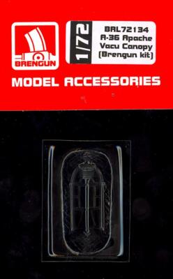 Brengun Models 1/72 NORTH AMERICAN A-36 APACHE VACUFORM CANOPY