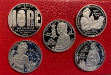 2024 S Proof Clad Quarters. American Women Series Set No box, lens or COAs