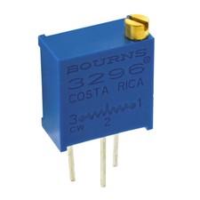 BOURNS 3296Y-1-502 TRIMMER POTENTIOMETER 5K Ω 10% 1/2W TOP ADJ 25 Turn THR HOLE