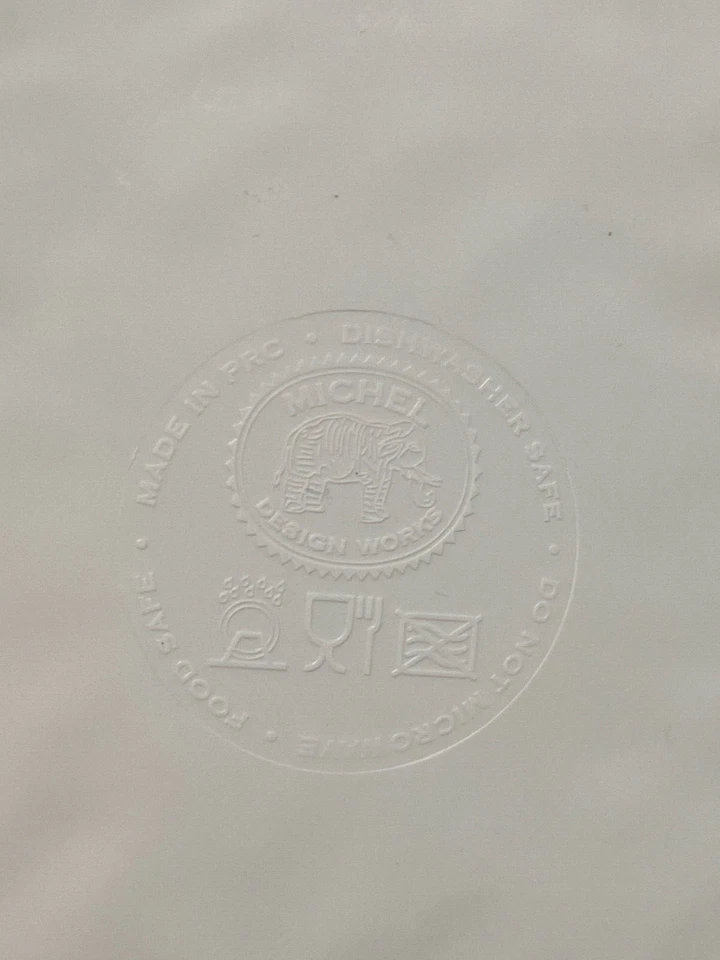 Michel Design Works Christmas Serving Tray Melamine Holiday Floral  14.75" - Image 3 of 4