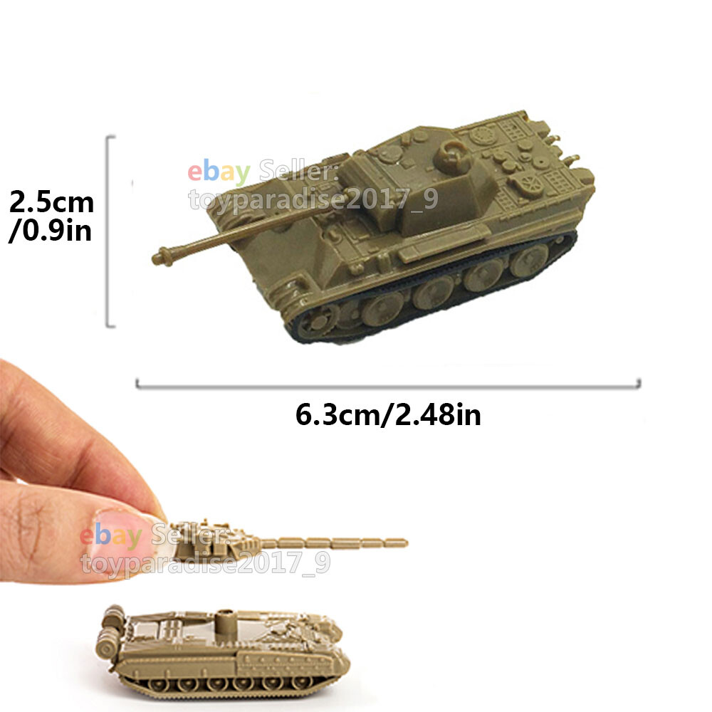 1144 WWII Military Army Armor Tiger Panther Tank Assembled Model SdKfz