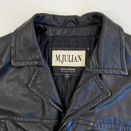 vtg Wilson’s Leather M. Julian Jacket XL Insulated Quilted Lining