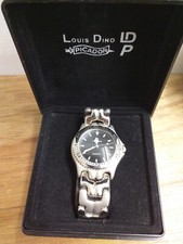 'Louis Dino' quartz movement watch Picador New Battery Gift Box 