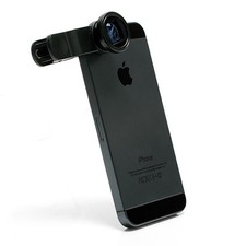 Universal Clip 3 in 1 Fisheye-lens Wide-angle Macro Lens Kit For iPhone 4 5