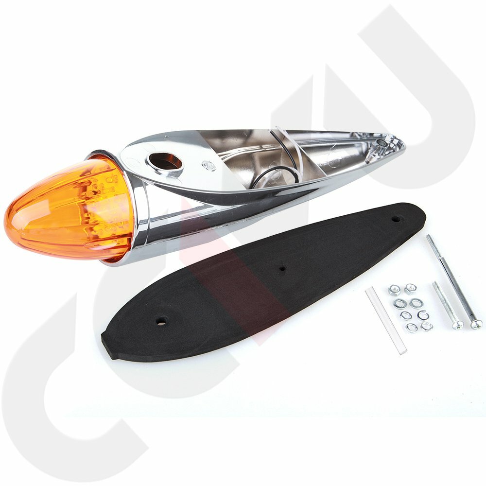 13x17 LED Amber Torpedo Cab Marker Clearance Roof Running 13x17 LED Amber Torpedo Cab Marker Clearance Roof Running