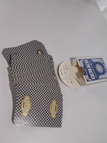 Playing Cards Nugget Casino Vintage Original Carson City NV Blue Played - Picture 8 of 10