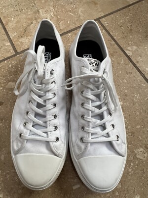 NOTHING NEW Mens Lace Up Low Top Canvas Sneakers Shoes