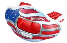 Max Airflow Shock Doctor Football Lip Guard Mouthguard One Size Fits Most