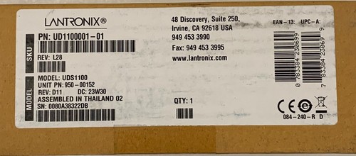 Lantronix UDS1100001-01 Device Server - Picture 3 of 6