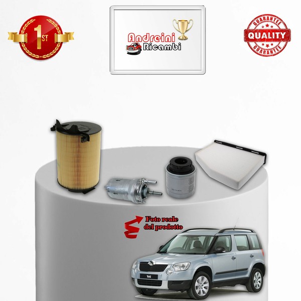 Wartungskit 4 Filter Skoda Yeti 1.4 TSI 90KW 122PS AB 2010-image