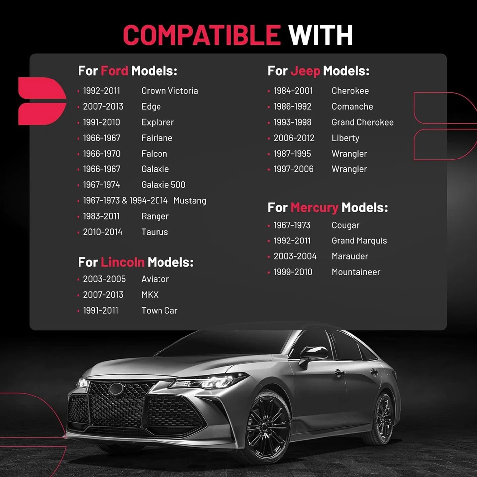 4PC 1.5 Inch 5x4.5 5x114.3 Wheel Spacers 1/2"x20 for Ford Taurus 2010-2014 - Image 3 of 4