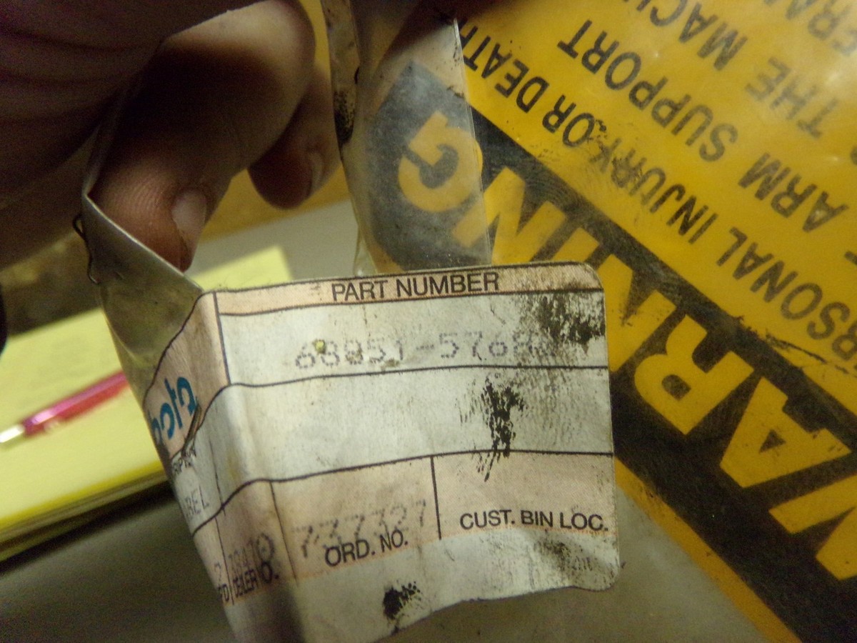 NEW Kubota 68851-57680 Warning Label *FREE SHIPPING* | eBay