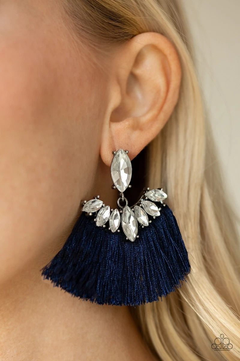 NEW PAPARAZZI VINTAGE FRINGE EARRINGS You Choose HTF Brown PURPLE