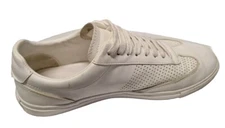 Zara Men’s 44 (US 10) White Leather Sneakers ( I Like The Fit For Women's 12 US)