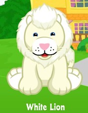 Webkinz Classic White Lion - hm832 - Virtual Adoption Code Only