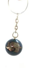 Chiming Health Ball Lucky Elephant Key Chain