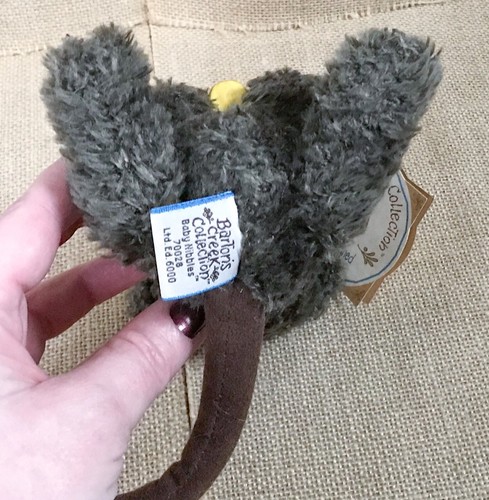 Bartons Creek Baby Nibbles Mouse Peluche Statuina Kitsch Cottage Goblin Core - Foto 8 di 8