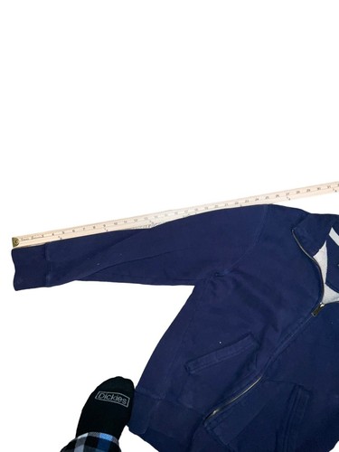 Felpa Eddie Bauer uomo grande nera foderata sherpa full zip casual HF leggi - Foto 13 di 16