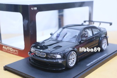 Autoart 1/18 BMW E46 M3 GTR schwarz Unibody | eBay