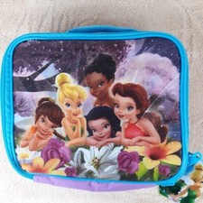 Disney FAIRIES Lunch Box NEW Tinkerbell Lunchbox NWT Shimmery Tinker Bell