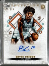 Bryce Griggs 2022-23 Topps Inception OTE Auto /199